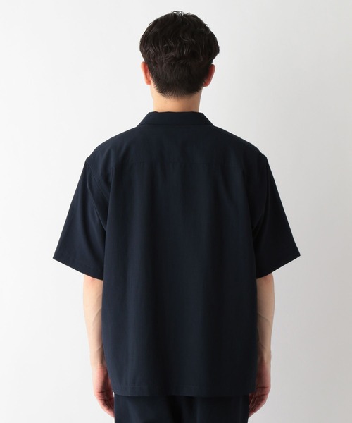 GLOBAL WORK(グローバルワーク)の「爽快DRYタッチシャツ/一部店舗限定/324960(シャツ/ブラウス・メンズ・アイボリー/グリーン/ネイビー/チャコールグレー・SMALL/MEDIUM/LARGE/X-LARGE)」の14枚目の写真