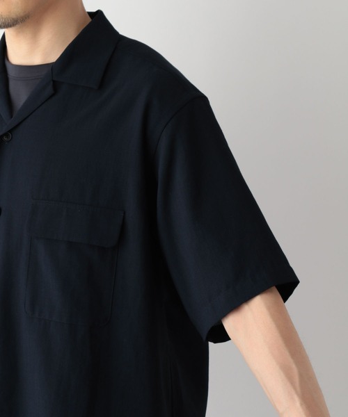 GLOBAL WORK(グローバルワーク)の「爽快DRYタッチシャツ/一部店舗限定/324960(シャツ/ブラウス・メンズ・アイボリー/グリーン/ネイビー/チャコールグレー・SMALL/MEDIUM/LARGE/X-LARGE)」の11枚目の写真