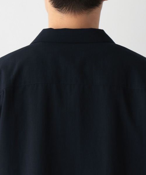 GLOBAL WORK(グローバルワーク)の「爽快DRYタッチシャツ/一部店舗限定/324960(シャツ/ブラウス・メンズ・アイボリー/グリーン/ネイビー/チャコールグレー・SMALL/MEDIUM/LARGE/X-LARGE)」の12枚目の写真