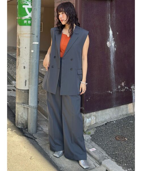 MURUA（ムルーア）の「スクエアトゥミュール（パンプス・レディース・ブラック/シルバー・24.5/23.5）」の15枚目の写真