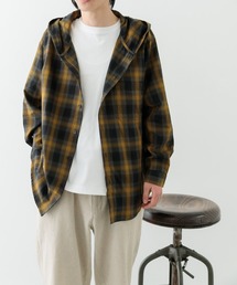 ITEMS URBANRESEARCH | オンブレチェック シャツパーカー(シャツ/ブラウス)