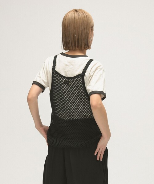 BEAMS BOY（ビームスボーイ）の「maturely / フィッシュ ネット タンクトップ（タンクトップ・レディース・ホワイト/ブラック・ONE SIZE）」の14枚目の写真