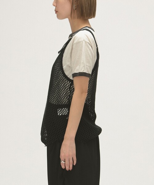 maturely 完売カーディガン＋フィッシュネットタンクトップ 2点セット セール】maturely / フィッシュ ネット タンクトップ（タンク