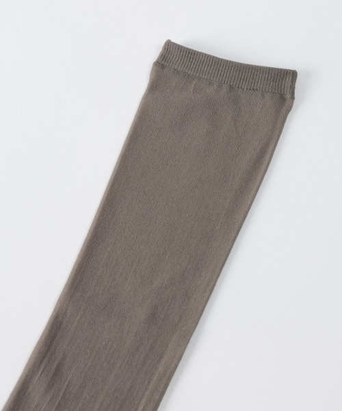 BABYLONE（バビロン）の「シアーハイソックス（ソックス/靴下・レディース・ホワイト/チャコール/ブラウン・FREE）」の8枚目の写真