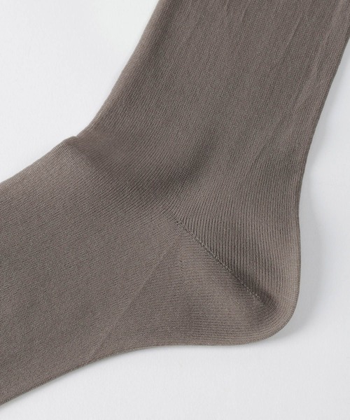 BABYLONE（バビロン）の「シアーハイソックス（ソックス/靴下・レディース・ホワイト/チャコール/ブラウン・FREE）」の9枚目の写真