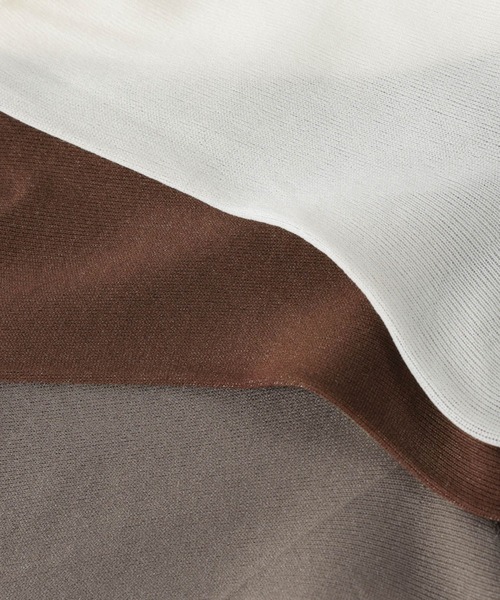 BABYLONE（バビロン）の「シアーハイソックス（ソックス/靴下・レディース・ホワイト/チャコール/ブラウン・FREE）」の13枚目の写真