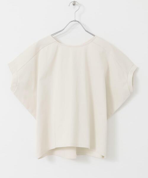 URBAN RESEARCH ROSSO WOMEN（アーバンリサーチ　ロッソ）の「UVカットドルマンスリーブプルオーバー（Tシャツ/カットソー・レディース・アイボリー/グリーン系その他/チャコールグレー/レッド系その他・FREE）」の6枚目の写真