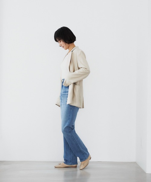 YANUK(ヤヌーク)の「ストレート "LOUISE"(デニムパンツ・レディース・ブルー・21inch/22inch/23inch/24inch/25inch/26inch/27inch)」の2枚目の写真