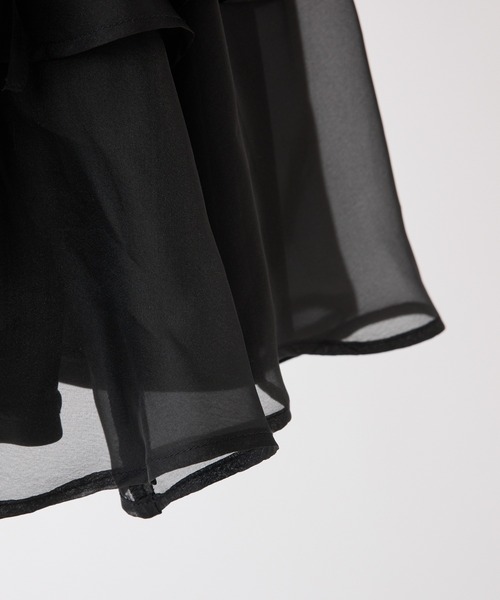 NICE CLAUP アメスリバックリボンミニワンピース　ブラック one after another NICE CLAUP ワンピース 「新色追加！」アメ