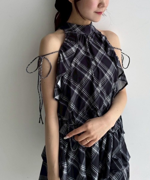 Black collection】アメスリミニワンピースnice claup Black