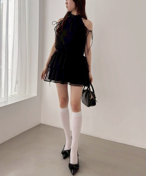 NICE CLAUP アメスリミニワンピース ブラック Black collection】アメスリミニワンピース | one after another NICE