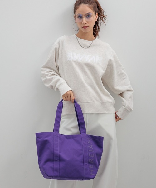 HEREIAM（ヘレイアム）の「【HEREIAM】撥水/ＷロゴマルチトートBAG（トートバッグ・レディース・カモフラージュ/レオパード/レッド/バイオレット/ブラック・FREE）」の4枚目の写真