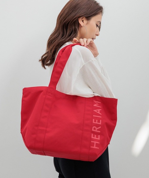 HEREIAM（ヘレイアム）の「【HEREIAM】撥水/ＷロゴマルチトートBAG（トートバッグ・レディース・カモフラージュ/レオパード/レッド/バイオレット/ブラック・FREE）」の16枚目の写真