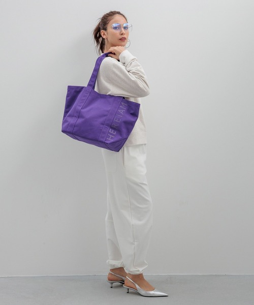 HEREIAM（ヘレイアム）の「【HEREIAM】撥水/ＷロゴマルチトートBAG（トートバッグ・レディース・カモフラージュ/レオパード/レッド/バイオレット/ブラック・FREE）」の19枚目の写真