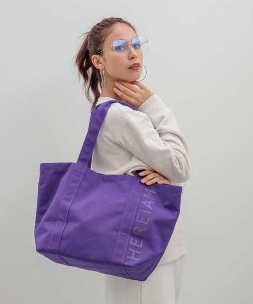 HEREIAM（ヘレイアム）の「【HEREIAM】撥水/ＷロゴマルチトートBAG（トートバッグ・レディース・カモフラージュ/レオパード/レッド/バイオレット/ブラック・FREE）」の20枚目の写真