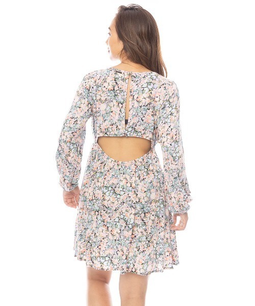BILLABONG(ビラボン)の「BILLABONG レディース 【WAVE HAZE】 STAR FALL DRS ワンピース 【2025年春夏モデル】/ビラボン花柄ミニワンピース(ワンピース・レディース・マルチ・SMALL)」の2枚目の写真