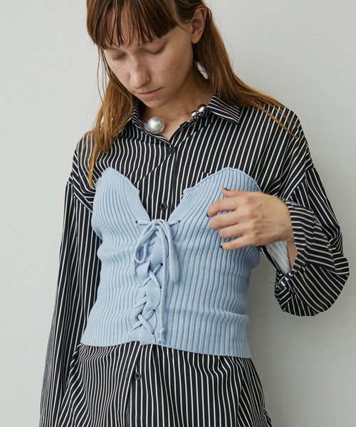 チューブトップ（ブルー系）一覧 - WEAR