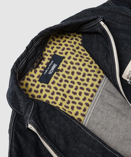インディゴデニム ジップジャケット（デニムジャケット）｜COMME des