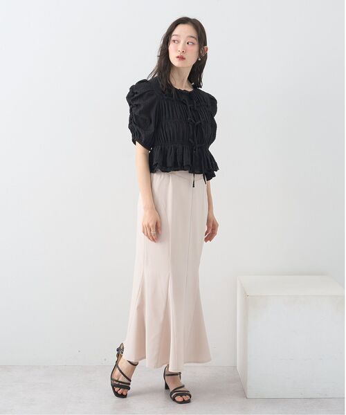 earth music&ecology（アースミュージックアンドエコロジー）の「総レースキャミソール（キャミソール・レディース・ブラック/サックスブルー/アイボリー/ピンクベージュ・S/M）」の9枚目の写真