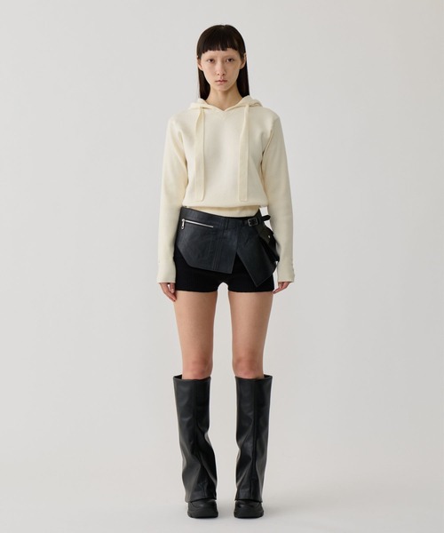本日限りの出品！BEEDEN フーディーニット FRONT BUTTON HOODED KNIT TOPS – BEEDEN