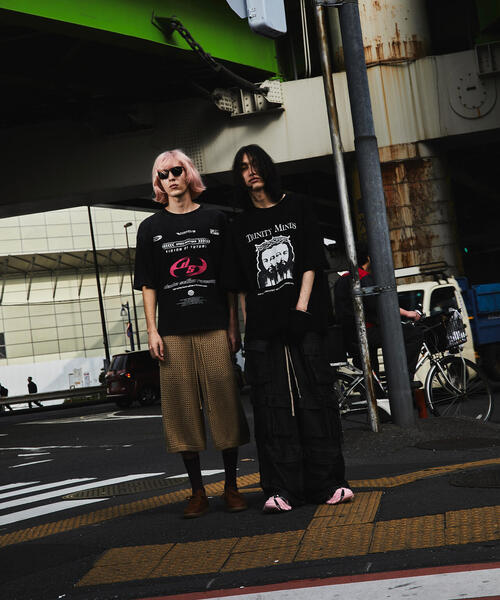 DankeSchon SWITCH S/S TEE Tシャツ ホワイト DankeSchon/ダンケシェーン/SWITCH S/S TEE(Tシャツ/カットソー