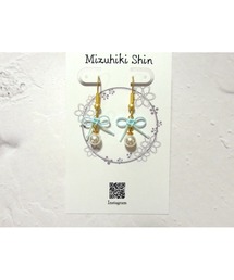 【Shin】[Shin]水引ミニリボンピアス(MA)