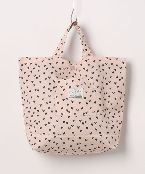 Ocean&Ground（オーシャン&グラウンド）の「ﾚｯｽﾝBAG CAR&HEART（トートバッグ・キッズ・その他6/ベージュ・FREE）」の2枚目の写真