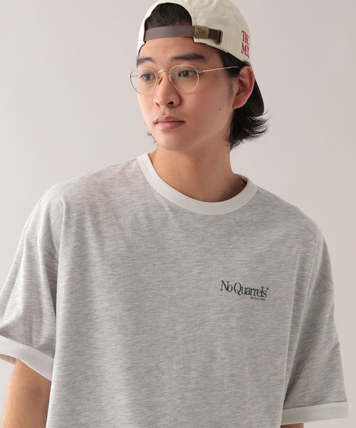 RAGEBLUE（レイジブルー）の「リバーシブル/カレッジロゴプリントTシャツ（Tシャツ/カットソー・メンズ・ネイビー/ブルー系その他/ホワイト/グリーン/その他4・LARGE/MEDIUM）」の8枚目の写真