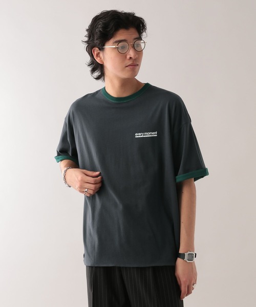 RAGEBLUE（レイジブルー）の「リバーシブル/カレッジロゴプリントTシャツ（Tシャツ/カットソー・メンズ・ネイビー/ブルー系その他/ホワイト/グリーン/その他4・LARGE/MEDIUM）」の21枚目の写真