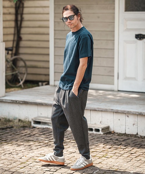 CAMBIO（カンビオ）の「mt9755- ヘビーオンスベーシックTシャツ（Tシャツ/カットソー・メンズ・ホワイト/ブラック/ネイビー/ヘザーグレー・S/M/L/XL）」の21枚目の写真