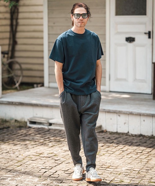 CAMBIO（カンビオ）の「mt9755- ヘビーオンスベーシックTシャツ（Tシャツ/カットソー・メンズ・ホワイト/ブラック/ネイビー/ヘザーグレー・S/M/L/XL）」の22枚目の写真