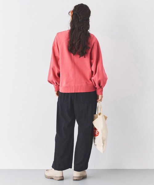 and myera(アンド マイラ)の「and myera 綿麻のワイドパンツ(その他パンツ・レディース・ブラック・M/L/S)」の10枚目の写真