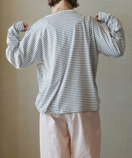 コンパクトジャージー クルーネックBigプルオーバー（Tシャツ