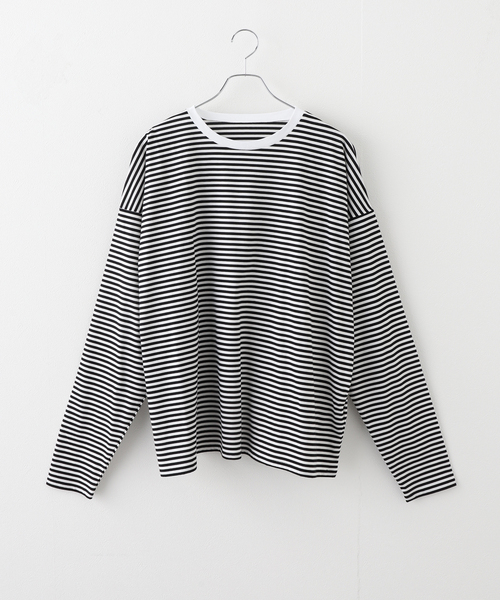 コンパクトジャージー クルーネックBigプルオーバー（Tシャツ