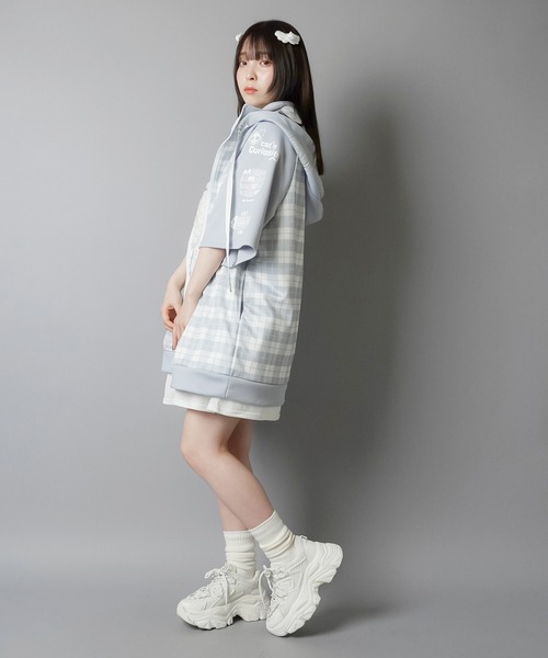 DARRDY/ダーディー　ビッグフリルジャージトップス ピンク DARRDY（ダーディー）の「【DARRDY/ダーディー】ビッグフリル