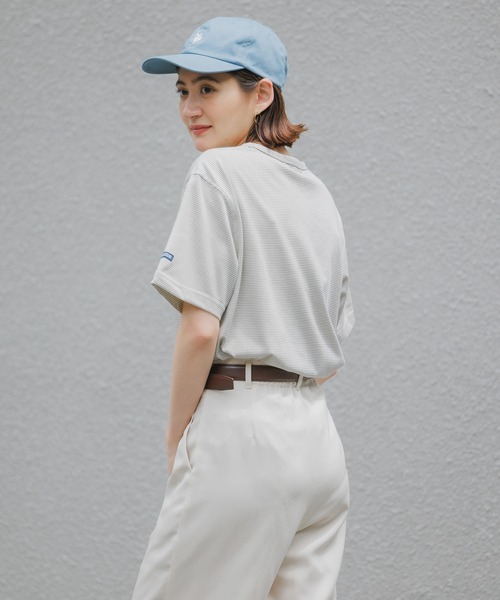 U.S. POLO ASSN.(ユーエスポロアッスン)の「U.S. POLO ASSN./ユーエスポロアッスン マイクロボーダーTシャツ メンズ 秋物 秋服 2026年秋冬(Tシャツ/カットソー・メンズ・杢グレー/アイボリー/ブラック/ホワイト・L/M/LL)」の4枚目の写真