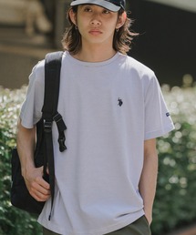 U.S. POLO ASSN./ユーエスポロアッスン マイクロボーダーTシャツ メンズ 秋物 秋服 2026年秋冬