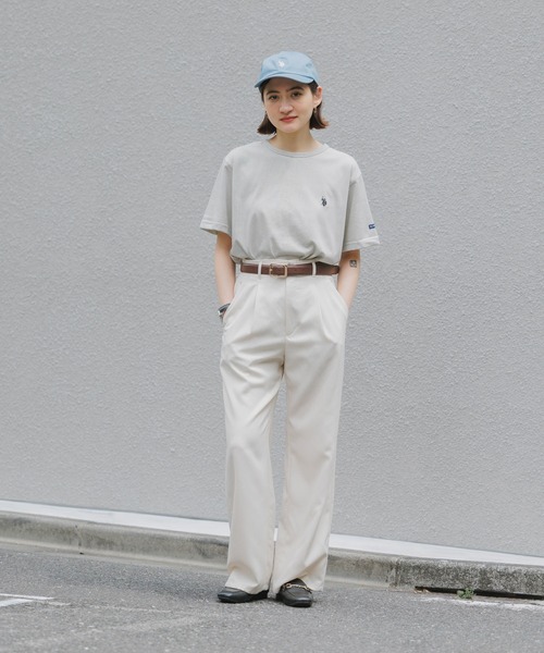 U.S. POLO ASSN.(ユーエスポロアッスン)の「U.S. POLO ASSN./ユーエスポロアッスン マイクロボーダーTシャツ メンズ 秋物 秋服 2026年秋冬(Tシャツ/カットソー・メンズ・杢グレー/アイボリー/ブラック/ホワイト・L/M/LL)」の19枚目の写真