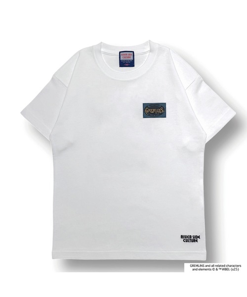RIVER SIDE CULTURE（リバーサイドカルチャー）の「RIVER SIDE CULTURE/GREMLINS ROCK (グレムリン) Tシャツ KIDS (M4)（Tシャツ/カットソー・キッズ・ホワイト/チャコールグレー・100/110/120/130/140/150/160）」の3枚目の写真