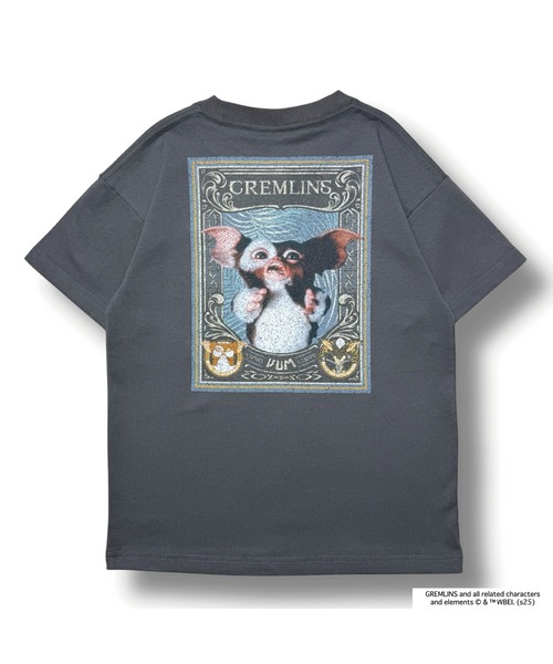 RIVER SIDE CULTURE（リバーサイドカルチャー）の「RIVER SIDE CULTURE/GREMLINS ROCK (グレムリン) Tシャツ KIDS (M4)（Tシャツ/カットソー・キッズ・ホワイト/チャコールグレー・100/110/120/130/140/150/160）」の4枚目の写真