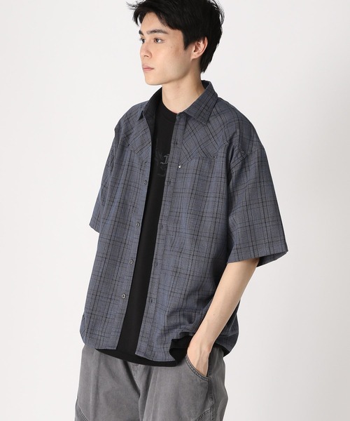 3.3 Field Trip （3.3フィールドトリップ）の「3.3 Field Trip／ウェスタンリベットシャツ（シャツ/ブラウス・メンズ・ブルー/ダークブラウン・MEDIUM/LARGE）」の7枚目の写真