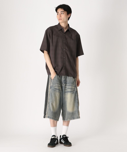 3.3 Field Trip （3.3フィールドトリップ）の「3.3 Field Trip／ウェスタンリベットシャツ（シャツ/ブラウス・メンズ・ブルー/ダークブラウン・MEDIUM/LARGE）」の8枚目の写真