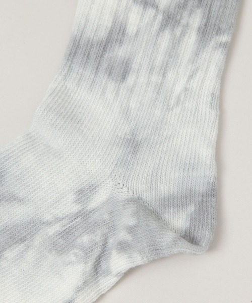 Healthknit（ヘルスニット）の「【Healthknit/ヘルスニット】タイダイ染めソックス2P（ソックス/靴下・メンズ・ネイビー/オレンジ・FREE）」の5枚目の写真