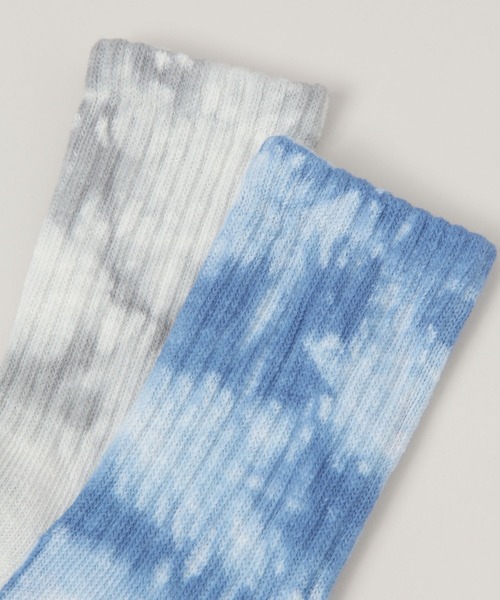 Healthknit（ヘルスニット）の「【Healthknit/ヘルスニット】タイダイ染めソックス2P（ソックス/靴下・メンズ・ネイビー/オレンジ・FREE）」の11枚目の写真