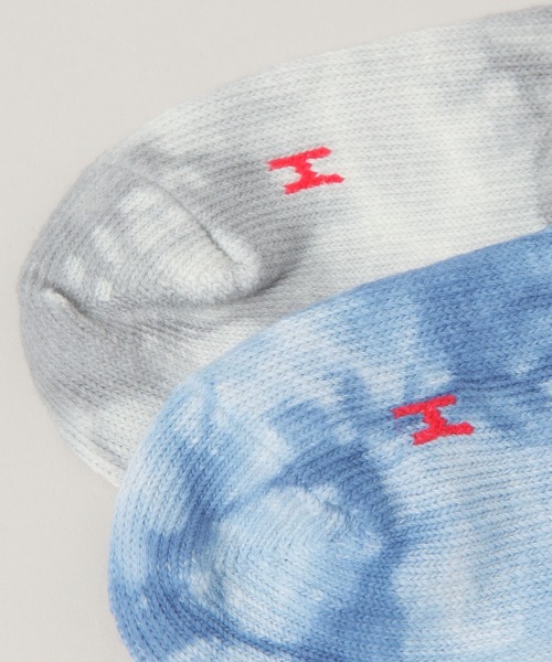 Healthknit（ヘルスニット）の「【Healthknit/ヘルスニット】タイダイ染めソックス2P（ソックス/靴下・メンズ・ネイビー/オレンジ・FREE）」の10枚目の写真
