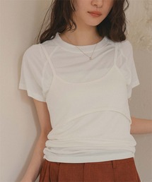 titivate | レイヤードキャミソールセットTシャツ(Tシャツ/カットソー)