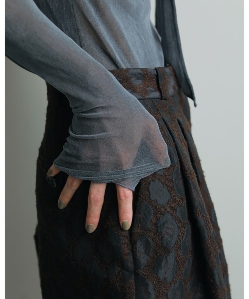 anuke（アンヌーク）の「Velour Tie Tops（Tシャツ/カットソー・レディース・ブラック/アイボリー/ブルー系その他・FREE）」の13枚目の写真
