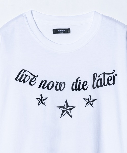 glamb(グラム)の「Dove Cutsew / ダブカットソー(Tシャツ/カットソー・メンズ・ホワイト/ブラック・S/M/L)」の16枚目の写真
