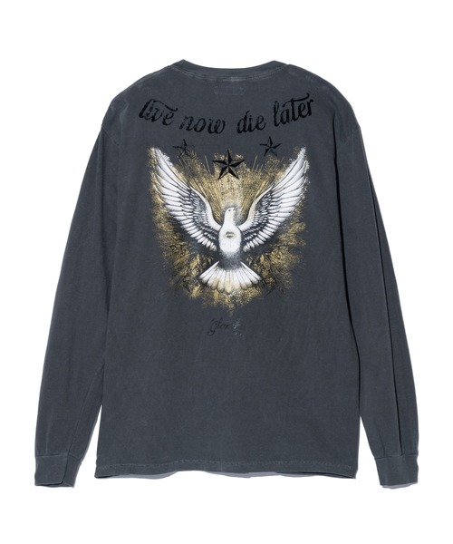glamb(グラム)の「Dove Cutsew / ダブカットソー(Tシャツ/カットソー・メンズ・ホワイト/ブラック・S/M/L)」の6枚目の写真