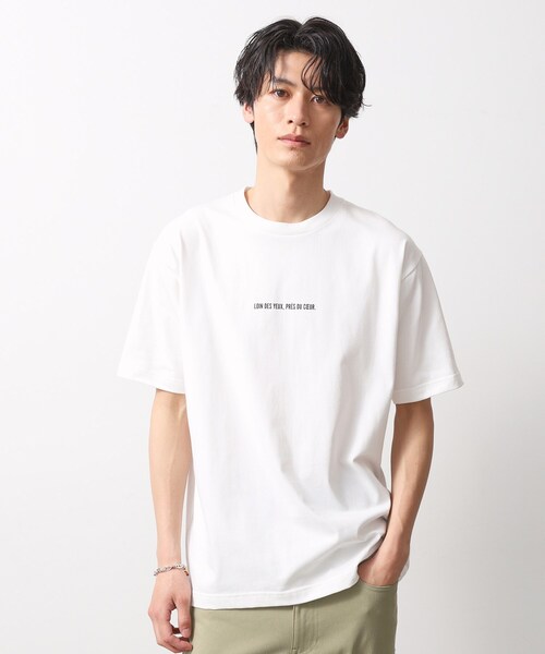 THE SHOP TK (ザ ショップ ティーケー )の「【旅するTシャツ】フォトプリント 洗濯機OK/サスティナブル(Tシャツ/カットソー・メンズ・ベビーピンク/ホワイト系8/ブラック/ホワイト系9/ライトグレー/ブルー系その他/ベージュ/オフホワイト/サックスブルー/ブラウン系その他・02/03/04)」の4枚目の写真